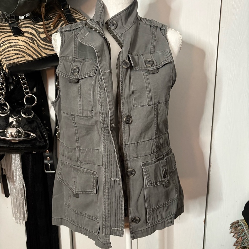 Ashley By 26 International Gray Utility Jacket